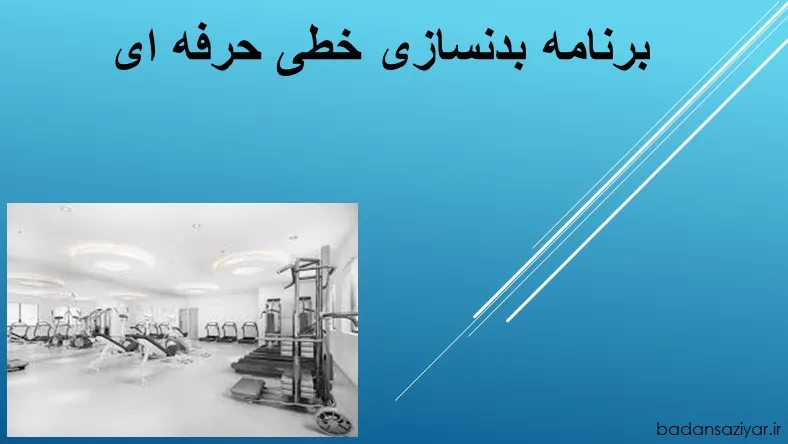 برنامه بدنسازی خطی حرفه ای