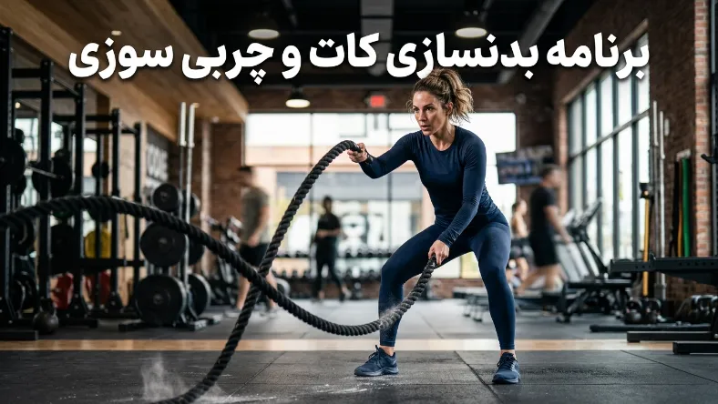 برنامه بدنسازی کات و چربی سوزی
