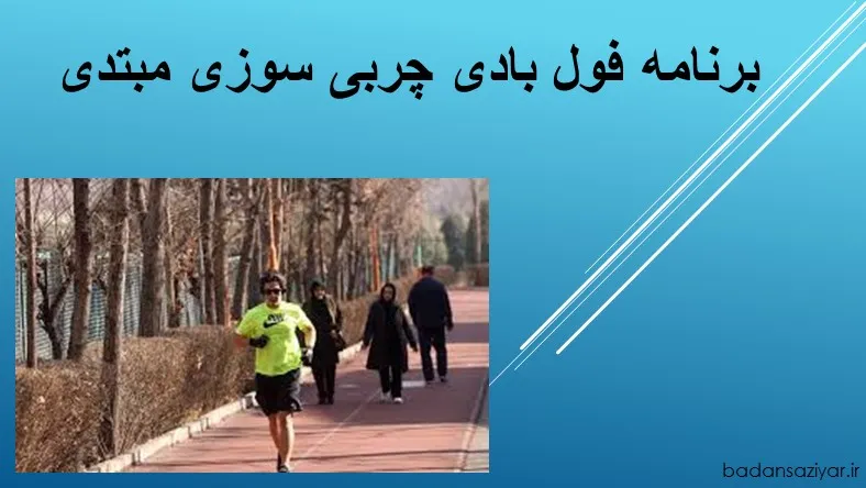 برنامه فول بادی چربی سوزی مبتدی