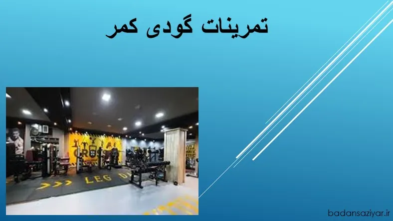 تمرینات گودی کمر